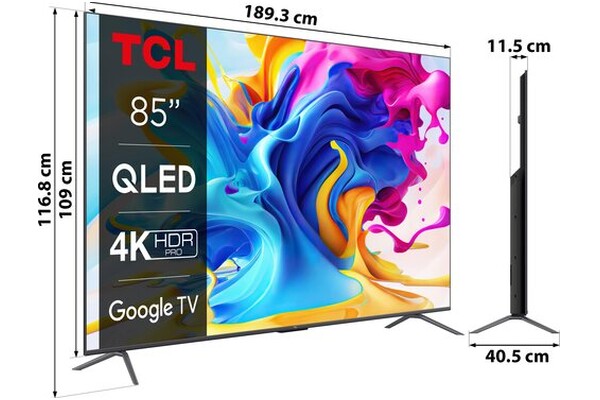 Telewizor TCL 85" 4K Ultra HD 85C645
