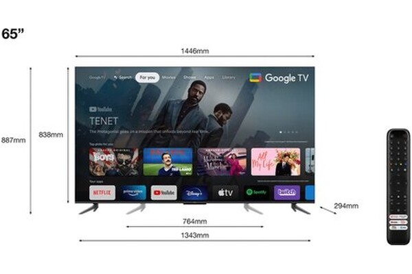 Telewizor TCL 65" 4K Ultra HD 65C645