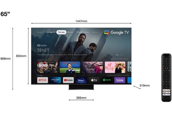 Telewizor TCL 65" 4K Ultra HD 65C845