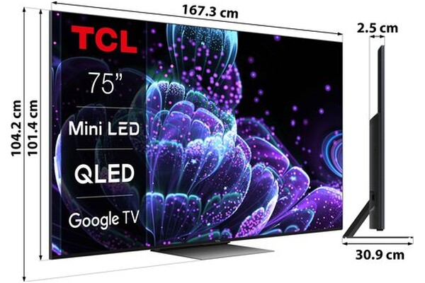 Telewizor TCL 75" 4K Ultra HD 75C835
