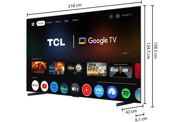 Telewizor TCL 98" 4K Ultra HD 98C7