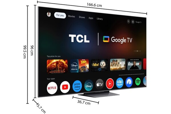 Telewizor TCL 75" 4K Ultra HD 75C8