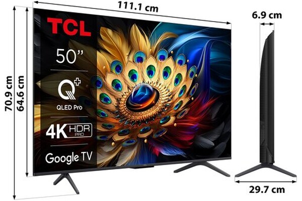 Telewizor TCL 50" 4K Ultra HD 50C69