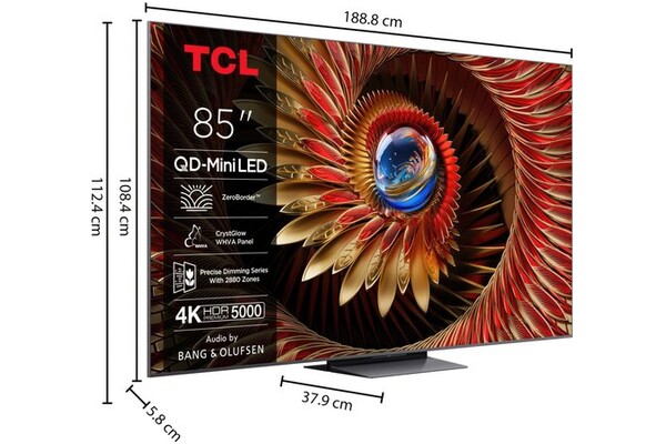 Telewizor TCL 85" 4K Ultra HD 85C8