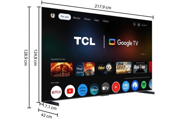 Telewizor TCL 98" 4K Ultra HD 98C8