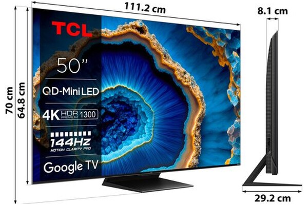 Telewizor TCL 50" 4K Ultra HD 50C809