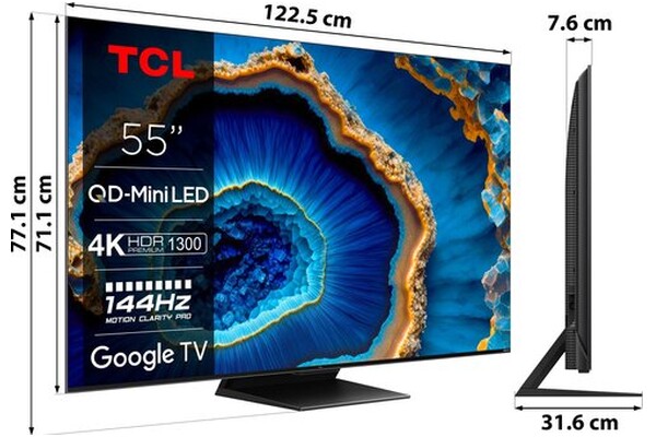 Telewizor TCL 55" 4K Ultra HD 55C804