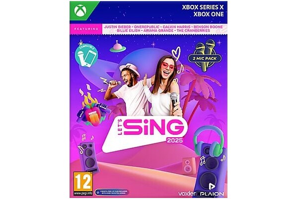 Lets Sing 2025 + 2 mikrofony Xbox (Series X)