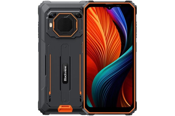 Smartfon Blackview Bv6200 Plus czarno-pomarańczowy 6.56" 8.0GB/256.0GB
