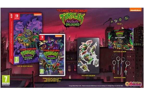Teenage Mutant Ninja Turtles Mutants Unleashed Edycja Deluxe Nintendo Switch