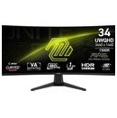 Monitor 34.0" MSI MAG MAG 346CQ czarny