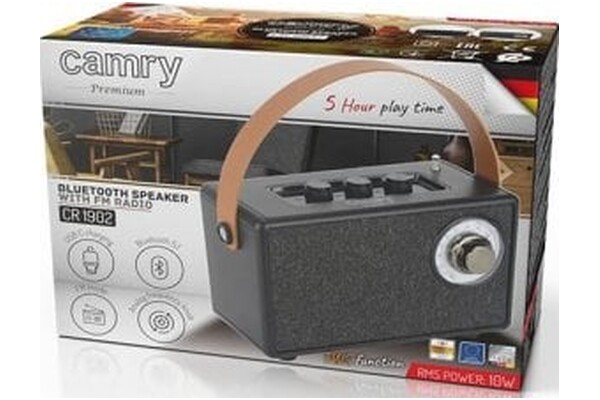 głośnik Bluetooth Camry CR1902 czarny