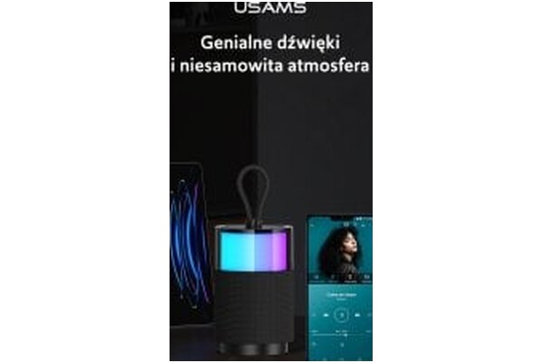 głośnik Bluetooth USAMS USYX012 czarny