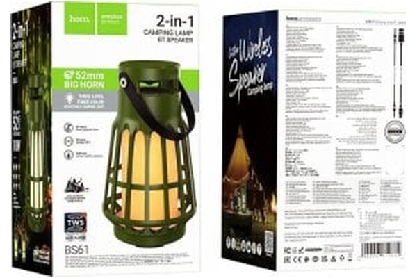 głośnik Bluetooth HOCO BS61 zielony