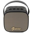 głośnik Bluetooth Guess Speaker mini 4G Leather Script Logo czarny