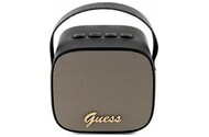 głośnik Bluetooth Guess Speaker mini 4G Leather Script Logo czarny