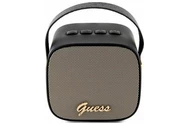 głośnik Bluetooth Guess Speaker mini 4G Leather Script Logo czarny