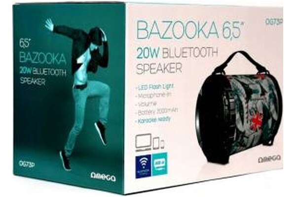 głośnik Bluetooth Omega OG73P czarny