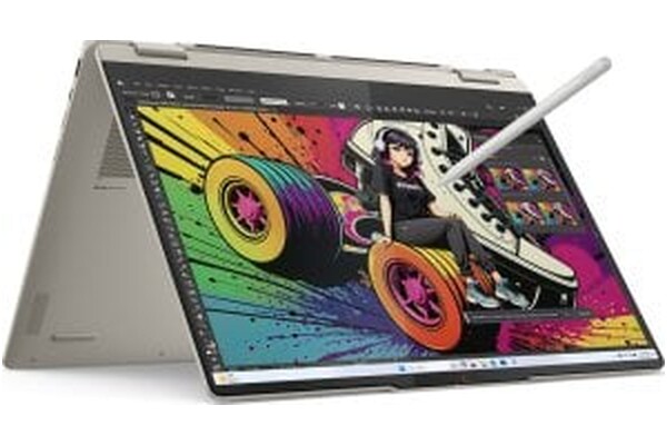 Laptop Lenovo Yoga 7 16.0" AMD Ryzen AI 7 350 350 AMD Radeon 860M 16GB 512GB SSD M.2 Windows 11 Home beżowy