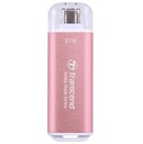 Dysk zewnętrzny SSD Transcend ESD300P 2TB różowy
