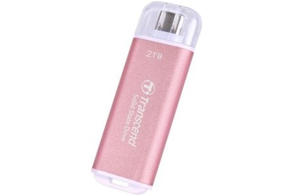 Dysk zewnętrzny SSD Transcend ESD300P 2TB różowy