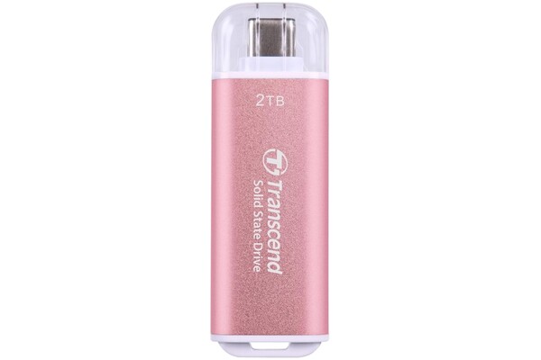 Dysk zewnętrzny SSD Transcend ESD300P 2TB różowy