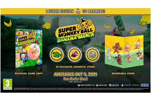 Super Monkey Ball Banana Mania Edycja Premierowa PlayStation 4