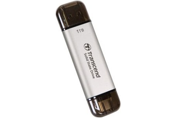 Dysk zewnętrzny SSD Transcend ESD310S 1TB srebrny