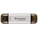 Dysk zewnętrzny SSD Transcend ESD310S 256GB srebrny