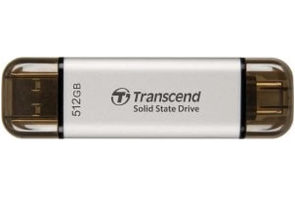 Dysk zewnętrzny SSD Transcend ESD310S 256GB srebrny