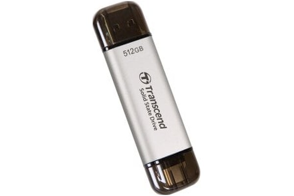 Dysk zewnętrzny SSD Transcend ESD310S 256GB srebrny