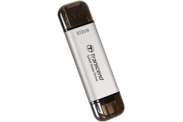 Dysk zewnętrzny SSD Transcend ESD310S 256GB srebrny
