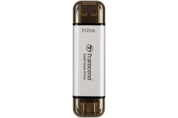 Dysk zewnętrzny SSD Transcend ESD310S 256GB srebrny