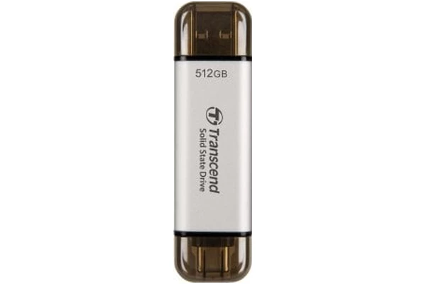 Dysk zewnętrzny SSD Transcend ESD310S 256GB srebrny