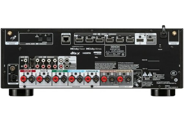 Amplituner 7.2 Denon AVR-X2800H czarny