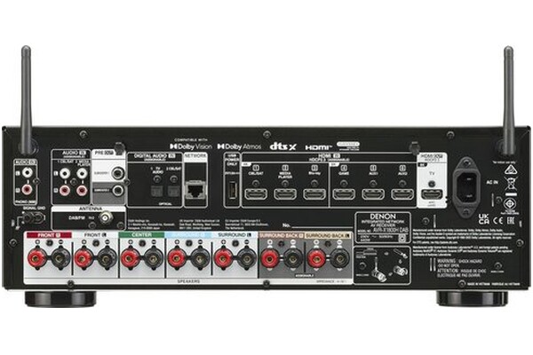 Amplituner 7.2 Denon AVR-X1800H czarny