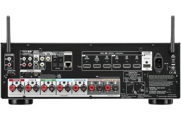 Amplituner 7.2 Denon AVR-X1700H czarny