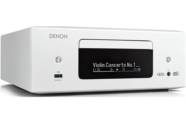 Amplituner 2.0 Denon RCD-N12 biały