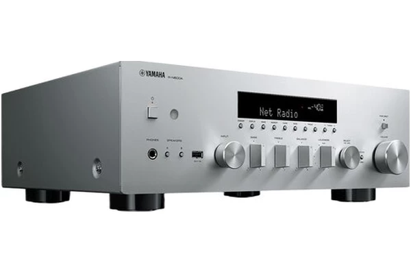 Amplituner 2.1 Yamaha R-N600A srebrny