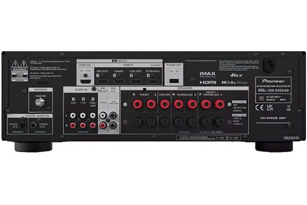 Amplituner 7.2 Pioneer VSX-835DAB czarny