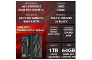 Mad Dog DIAXID605F-A18DB64 AMD Ryzen 5 64GB DDR5 NVIDIA GeForce RTX 5060 Ti 8GB 1TB SSD brak