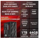 Mad Dog DIAXID605F-A18WB64WP AMD Ryzen 5 64GB DDR5 NVIDIA GeForce RTX 5060 Ti 8GB 1TB SSD Windows 11 Professional