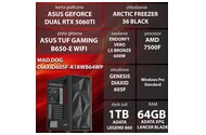 Mad Dog DIAXID605F-A18WB64WP AMD Ryzen 5 64GB DDR5 NVIDIA GeForce RTX 5060 Ti 8GB 1TB SSD Windows 11 Professional