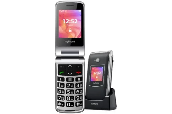 Smartfon myPhone Rumba 2 czarno-srebrny 2.40" poniżej 0.5GB/poniżej 0.5GB