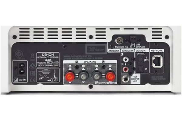 Amplituner 2.1 Denon RCD-N10 biały