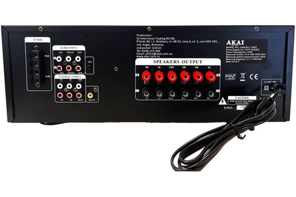 Amplituner 5.1 AKAI AS500RA-750B srebrny