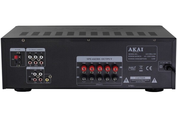 Amplituner 5.1 AKAI AS110RA-320 czarny