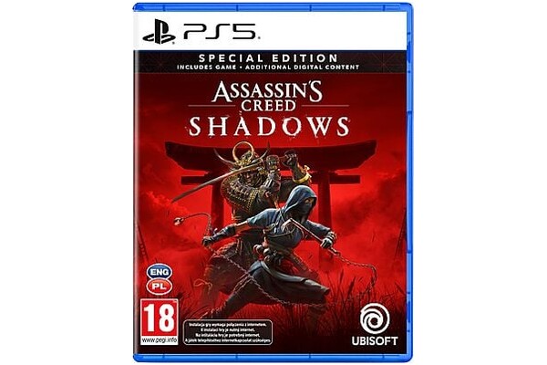 Assassins Creed Shadows Edycja Specjalna + Steelbook PlayStation 5