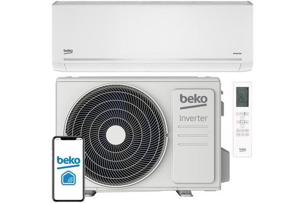Klimatyzator ścienny SPLIT z montażem Beko BEEPGH095/BEEPGH096 2600W 54dB