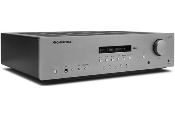Amplituner 2.0 Cambridge Audio AXR100 srebrny